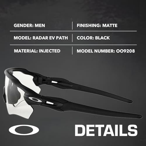 Image of Oakley RADAR EV PATH OO9208 Shield Shape Sunglasses With Official Eyewear Kit