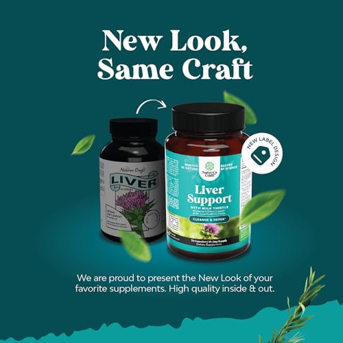 Natures Craft B01NCUJPBF.MISSING Liver Cleanse Detox & Repair Formula - Herbal Liver Support Supplement With Milk Thistle Turmeric Dandelion Root & Artichoke Extract For Liver Health thumb #8