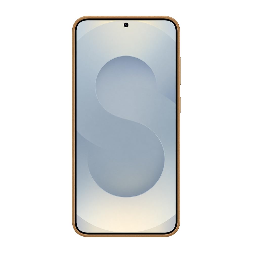 Samsung Kindsuit Kolorowe miękkie etui do Galaxy S25 +, Camel