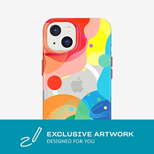 Coque iPhone 14 compatible MagSafe tech21 Evo Art solide - 7