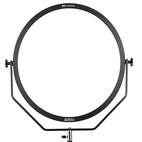 Falcon Eyes SO-68TDX II Pannello LED 68W Per Video E Foto – Luce Bi-Colore 3000-5600K, CRI 95, Dimmerabile, Alimentazione AC O Batteria (V/NP), Con Borsa
