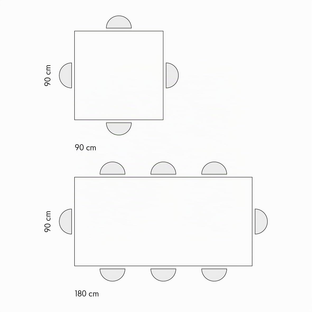 PAZZO DESIGN - Mesa extensible Lorenzo, blanco perla, melaminado, fabricado en Italia, de 90 a 180 cm - id_1975