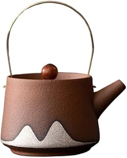 Kung Fu Teapot For Making Tea Ceramic Teapot Japanese Style Coarse Pottery Teapot with Filter Clay Pot Kung Fu Teaware Single Pot Tea Kettle Tea Infuser Chinese Teapot Ceramics Tea Set ( Color : B )
