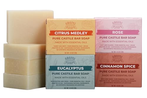 Adams Handmade Soap Variety Pack - 4 Bar Set