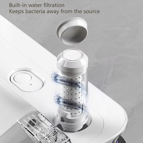 Inodoro Inteligente Cascada Amalfi con Bidé Incorporado – Controles de Voz y Sensor de Pie, Asiento Calefactable, Descarga Automática, Modo Bebé, Boquilla Autolimpiante miniatura 6
