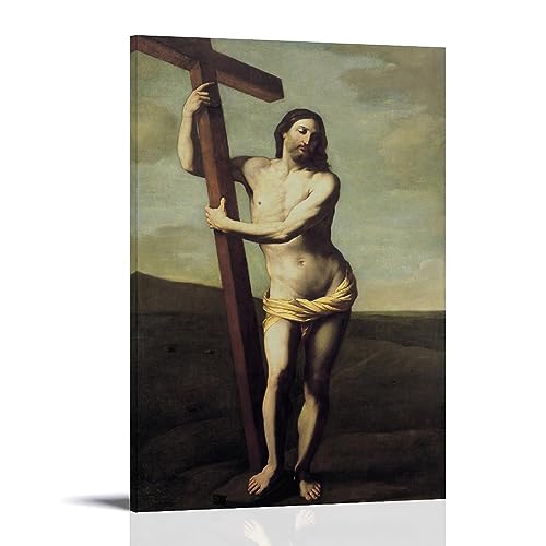 Jésus Christ avec la croix une toile inspirante pour votre foyer