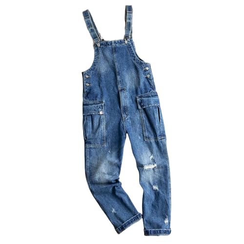 Combinaison denim homme coupe droite pour oser le style décontracté