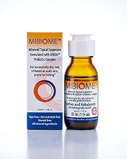 MiBiome Natural Topical Suspension Psoriasis Treatment – DYE-Free & Steroids Free - Formulated