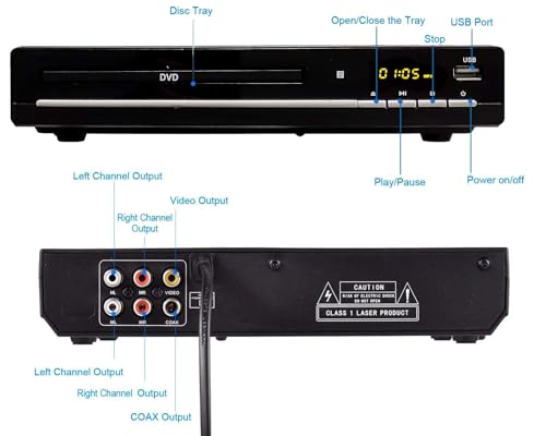 Dvd Player Multimida Home System 3 Em 1 RCA Compacto Para Cd Dvd Pen Drive Mp3 Fotos Musicas - Funçã