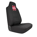 Pilot Alumni Group SC-901N Black Seat Cover with Logo (Collegiate Nebraska Cornhuskers)