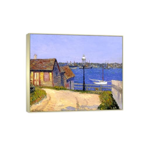 Tableau William Glackens Castle de 60x50cm pour décoration murale de maison