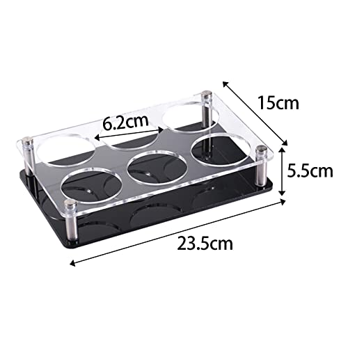 Bandeja para copos de vidro Suporte para de Caneca de café Suporte para copos de água Furos redondos