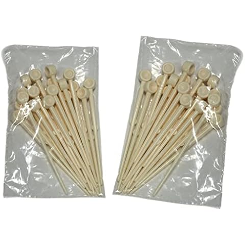 ALAZCO 40pcs Roller Picks Flexible Reusable Locking Notch Secure Mesh Rollers Cover