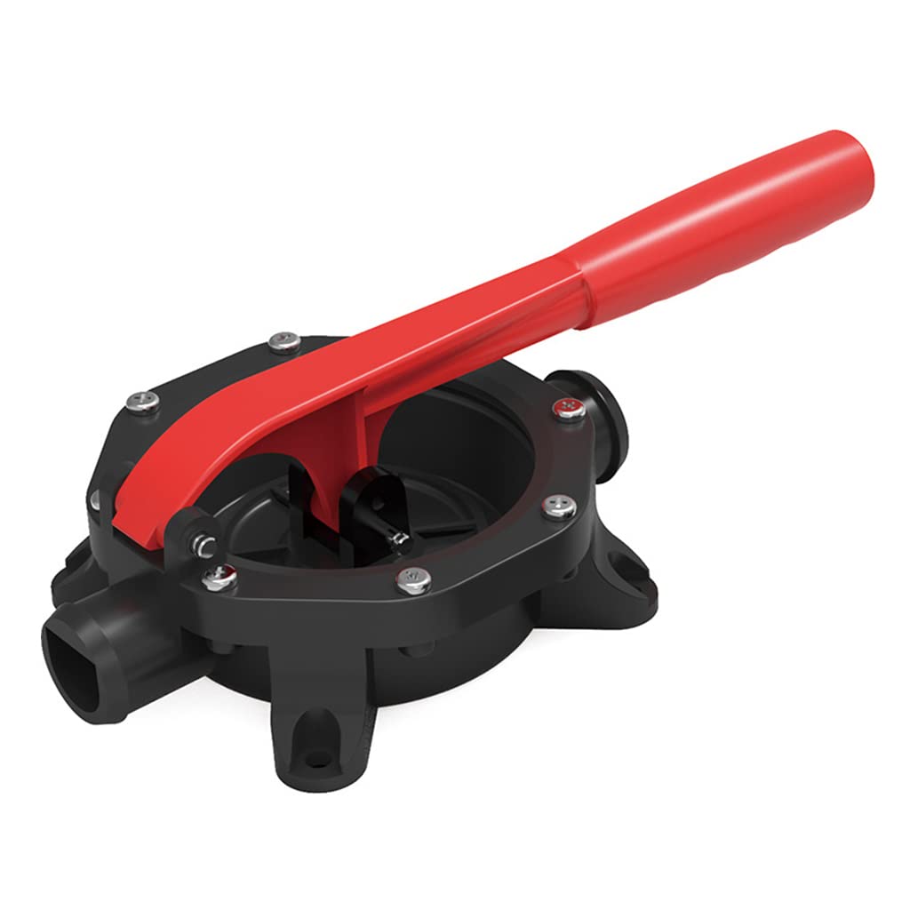 Marine Manual Water Pump Priming Pump Water Transfer Motor with Handle for Boats Kayaks Canoes Dinghies Priming for Boat Small