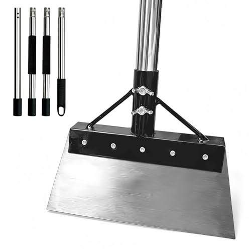 Pala plana para jardín con mango de 60 pulgadas BSMstone miniatura 1