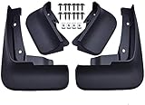 Guardabarros para Coche   , para Volkswagen VW Transporter T5 T6 Caravelle Multivan 2004-2019,   Negro, Delantero, Trasero, 4 Piezas, Guardabarros, Guardabarros