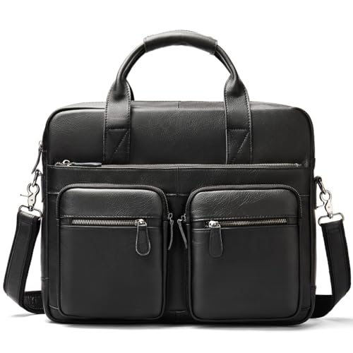 Men's Handbag Single Shoulder Crossbody Briefcase Men's Large Capacity