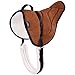 Harrison Howard Equestrian Saddle Pad Horse Riding Pad Bareback Pad with Girth Brown