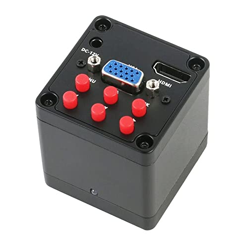 顕微鏡観察 13MP 1080P HDMI VGA IMX307 産業用ビデオ顕微鏡カメラ C マウント(Black)