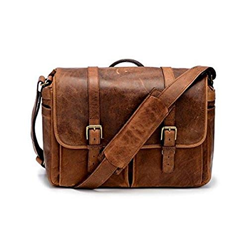 Ona - the brixton - camera messenger bag - antique cognac leather…
