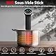 Sous Vide Stick, Cooksir Sous Vide Garer 1400Watt mit WI-FI, 10-90°C, LED Display, App & Touch-Bedienung, IPX7 Wasserdicht, 360° Zirkulation mit Timer, Steckerdose
