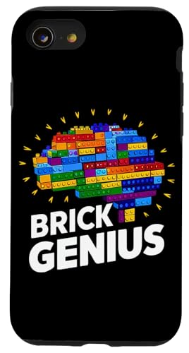 Master Builder 子供用 積み木 レンガのおもちゃ 誕生日 男の子 スマホケース iPhone SE (2020) / 7 / 8 用