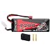 GOLDBAT 2S 7.4V 7200mAh 50C Hard Case RC LiPo Battery Pack with Deans T and TRX Plug for RC Car Vehicle Truck Tank Losi Traxxas Slash Truggy Buggy Team Associated