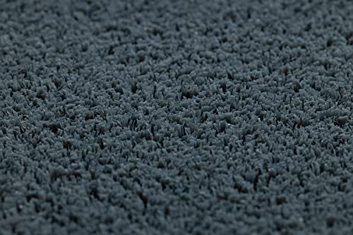 Gazon artificiel gris 200x200 cm pour masquer un sol en béton - 3