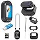 HUAJUN Mini Action Cam, 64GB Tragbare Sportkamera und Magnetische Ladebox mit 1150mAh Batterie, 1080P Kleine Kamera mit Multifunctional Accessories für Vlogs, Reisen, Outdoor, Helmkamera (5979)
