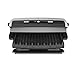 George Foreman 6-Serving Removable Plate Grill and Panini Press, Silver, GRP99,Silver and Black