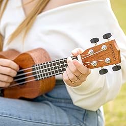 Ukulélé soprano professionnel en acajou HUAWIND Uke Kit débutant pour joueurs, enfants, adultes, débutants, étudiants… – Image 7