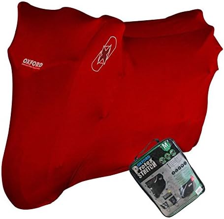 YAMAHA R1 Oxford Protex Stretch Motorcycle Breathable Dust Cover Motorbike Red