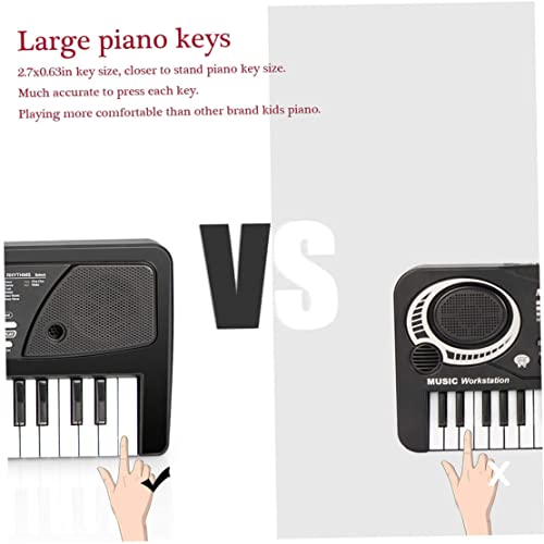 Kids Piano Clavier Électrique 49 Touches avec Microphone Toys Instrument De Musique Gift for Children - Les Beatles, Paul McCartney, John Lennon, RIngo Starr, George Harrison Kids Piano Clavier Électrique 49 Touches avec Microphone Toys Instrument De Musique Gift for Children – Image 8