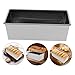 Cabilock Stainless Steel Loaf Pan for Baking Nonstick Toast Mold for Even Heating Kitchen Tool for Homemade Bread and Toast for All Baking Needs