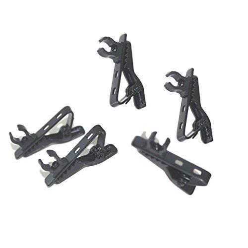 Zramo Metal Tie Clip For Lapel/Lavalier Microphone, Collar Clip For All Kinds Of Omnidirectional Condenser Microphone For Smart Phone Android Lavalier Lapel Microphone #TOP3