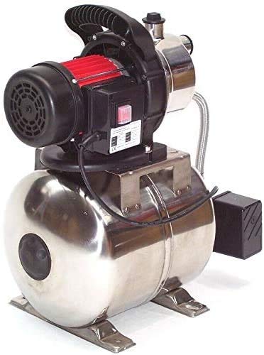 Edelstahl Hauswasserwerk 3800L Gartenpumpe Wasserpumpe Pumpe 44323 Bewässerung Edelstahl, Membrandruckbehälter,AWZ Druckkessel Membrankesse Ausdehnungsgefäß AWZ