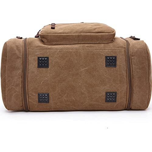 Large-capacity luggage bag fashion leisure travel bag trendy outdoor Messenger portable canvas travel bag(E)4