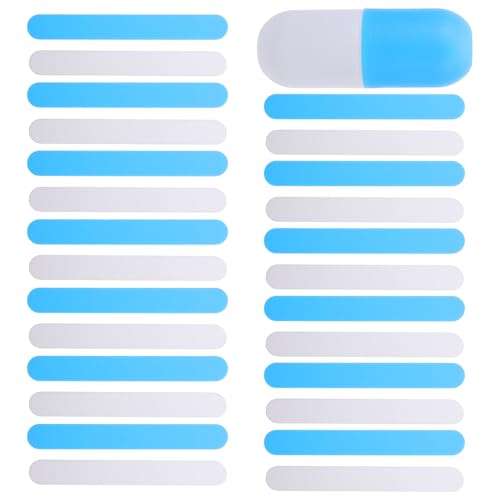 FELTECHELECTR 26 Piezas Depresores de Lengua de Plástico 26 Unidades y Azul, Espátulas Médicas Borde Redondeado para Cuidado Bucal Infantil, Herramienta Clínica para Exámenes Orales y