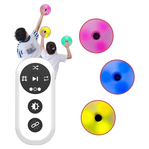 TsoLay Agile Reaction Speed Training Kit, Speed Drills Fitness Lights, 3/4/6/8/10 Light+1 Remote Control, 4 Modes, 270° Viewing Angle and 10cm Height Sensing Distance for Coaches, Gyms