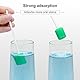 Mundschwämme Steriler Dental Tupfer, 50 PCS Mundpflege Schwamm Tupfer, Reinigung Mund Tupfer, Mundhygieneschwamm, Mundpflegetupfer Wattestäbchen, Mundpflegestäbchen Schaumstoff für Mundhygiene, Cyan.