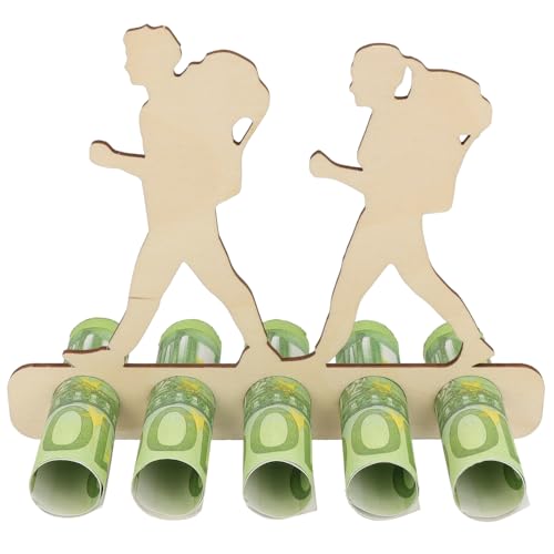 Spruchreif | Geldgeschenk Wandern aus Holz | Kreative Verpackung für Gutscheine & Geld | Originelles Wandergeschenk für Bergsteiger, Wanderer & Outdoor-Fans