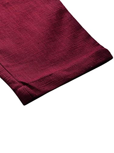 Yash Gallery maroon cotton pants – image 5