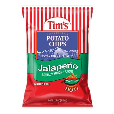 (3 Pack) Tim's Jalapeno Chips 7.5 Oz