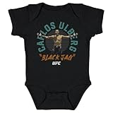 500 LEVEL Carlos Ulberg UFC One-Piece Infant Bodysuit - Carlos Ulberg Emblem WHT (Black, 24M)
