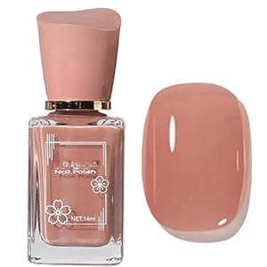 Air Dry Nude Pink Gel Nail Polish for Wo...