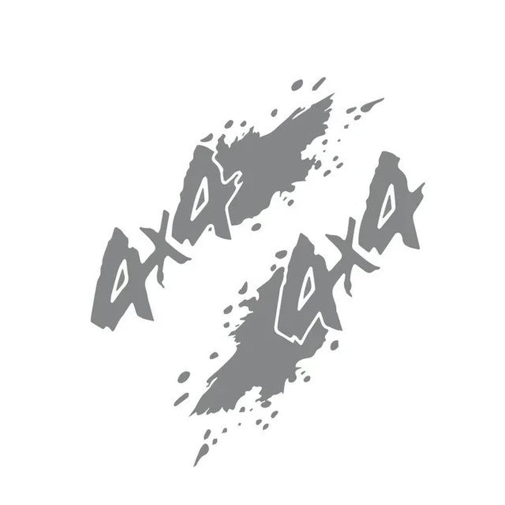 4x4 Off Road Pickup Car Decor Stickers Vehicle Body Decoration(Gray,100CMX32CM)