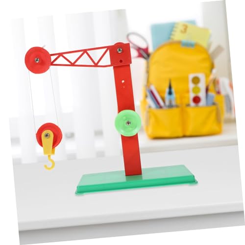 Image of Toddmomy School Pulley Model 3 pcs Kids Pulley System for Classroom Science Kits & Toys Learning Tool for Home and School Demonstrates Work Force and Energy