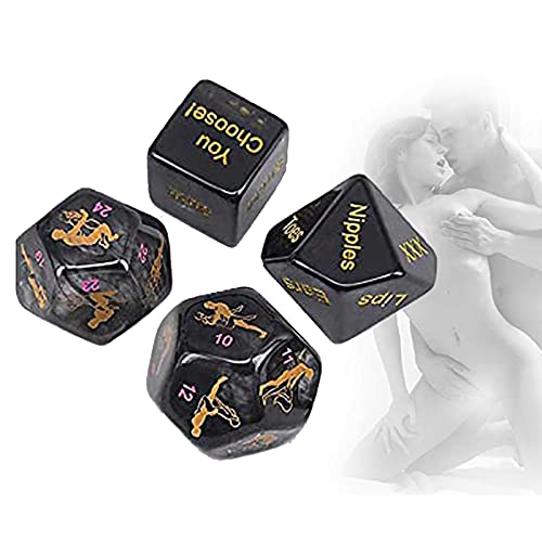 gancia Dés de décision Amusants, dés de Jeu de rôle, Jeux romantiques, Cadeaux de Jouets de fête, Cadeaux pour Les Jeunes mariés Cover