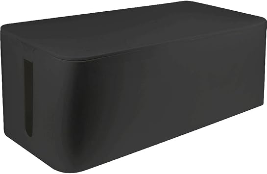 Logilink KAB0062 Cable Box. 40.7 cm Length, Black, Black