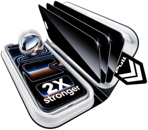 ESR 3 Pack for iPhone 17 Pro Max Privacy Screen Protector, Classi...